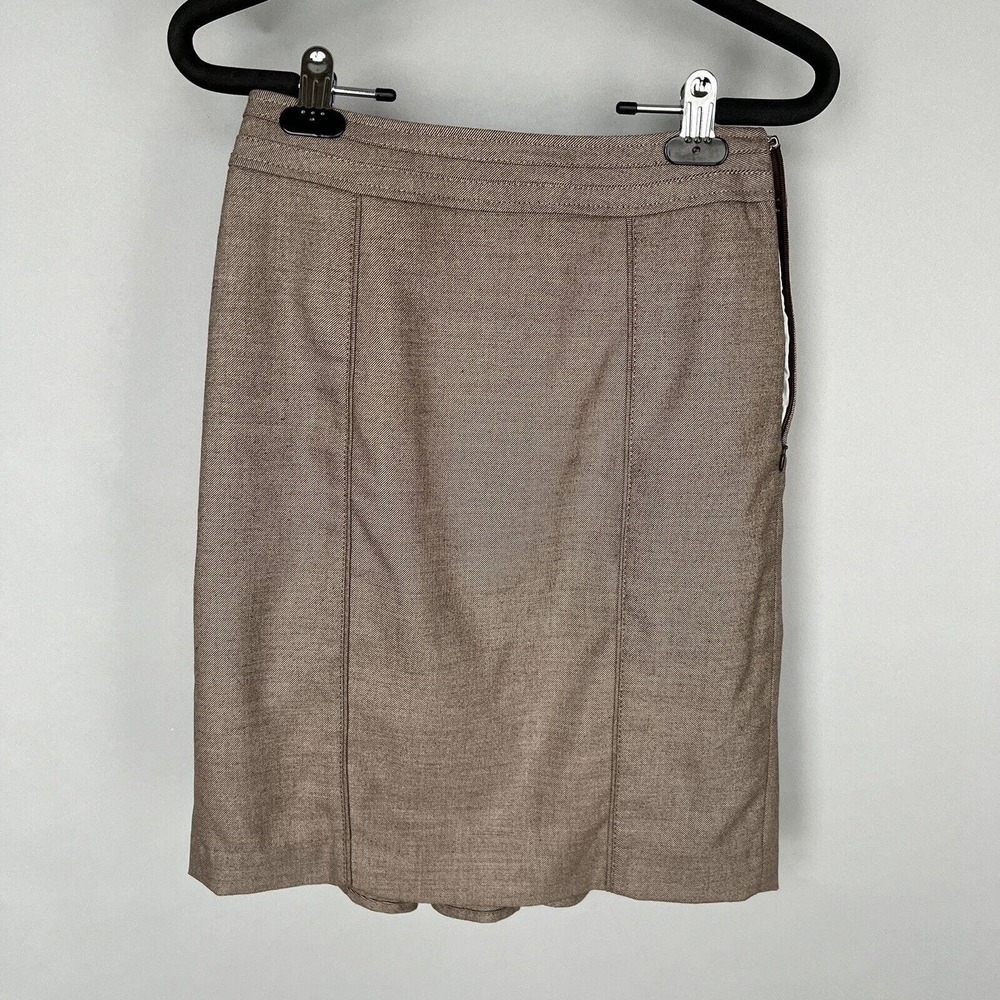 White House Black Market Brown Skirt Size 00P